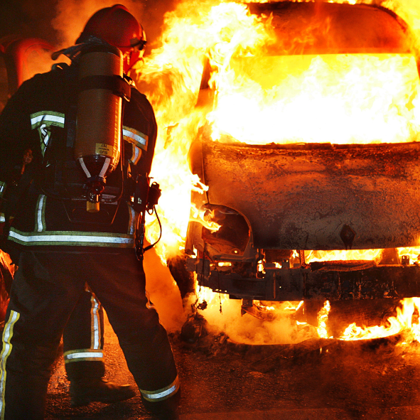 Feu de véhicule électrique SDIS 33