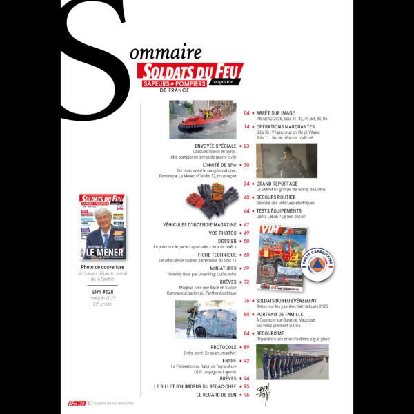 SOLDATS DU FEU MAGAZINE N 128