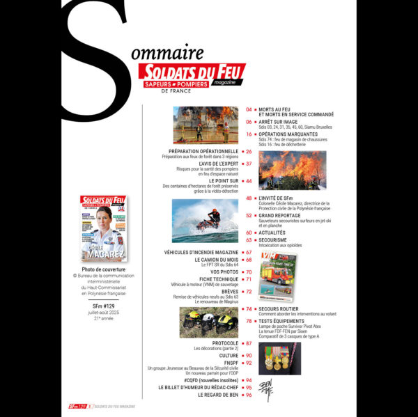soldats du feu magazine n129